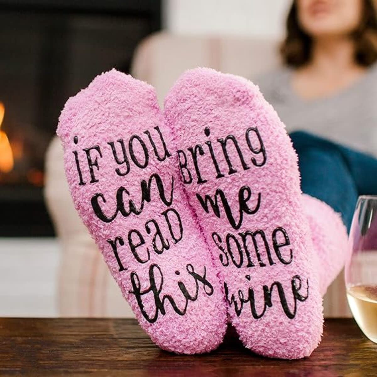 Cinch! Luxury Socks with Cupcake Gift Packaging, Wine