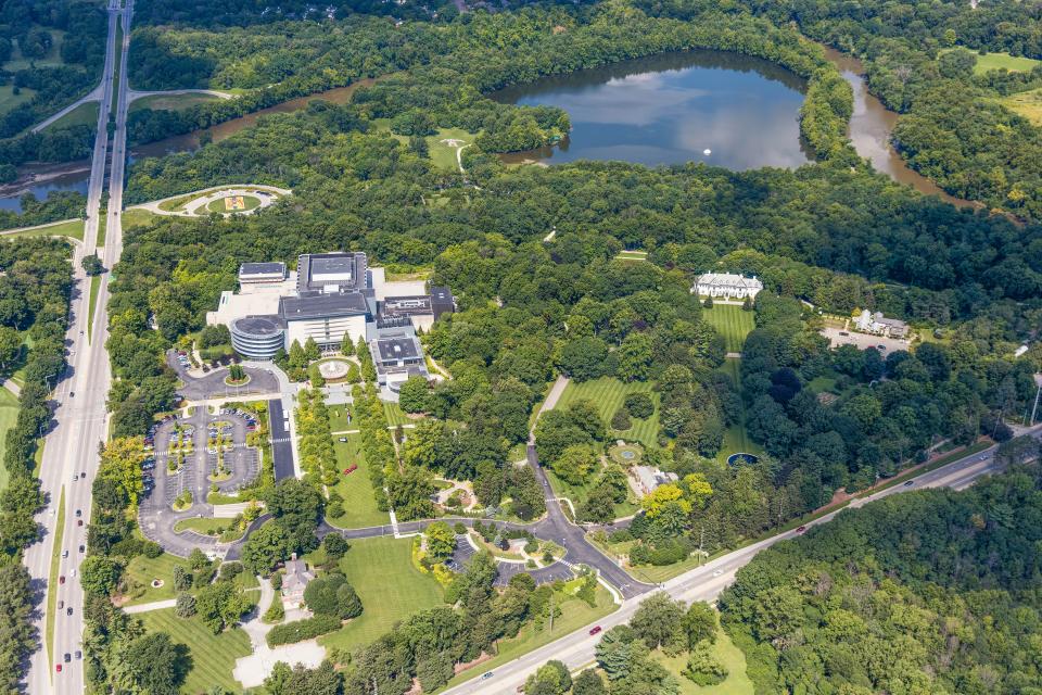 Newfields campus includes Fairbanks Art & Nature Park as well as the museum, Lilly House and grounds that are east of the canal at 38th Street and Michigan Road.