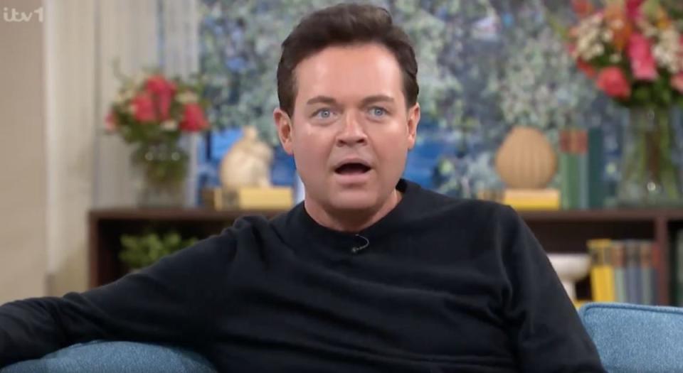 Stephen Mulhern was left open-mouthed by This Morning host Cat Deeley and Ben Shephard’s line of questioning (ITV)