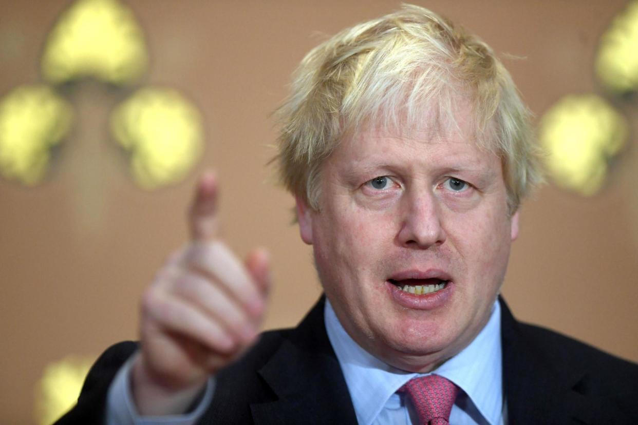 Mr Johnson agreed the Russian World Cup was akin to the Olympics in Nazi Germany: PA