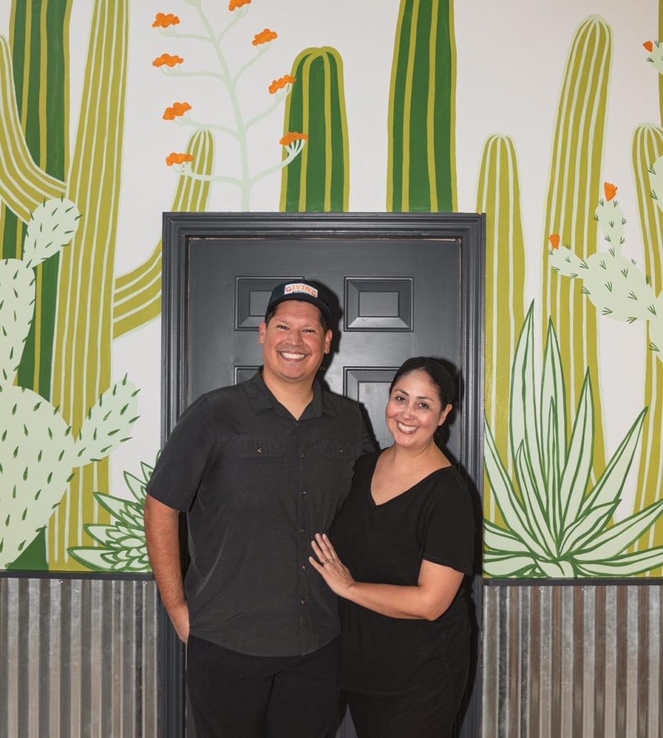 Ronald Cerdas and Adriana Ortega of Succulent Vegan Tacos.