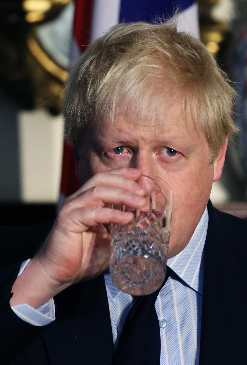 Foreign Secretary Boris Johnson during a meeting with Irish Foreign Minister Simon Coveney at Iveagh House in Dublin. Picture date: Friday November 17, 2017. See PA story POLITICS Johnson. Photo credit should read: Brian Lawless/PA Wire