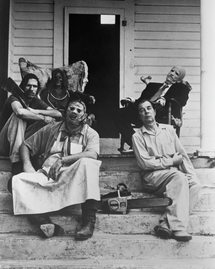 The cast of "The Texas Chain Saw Massacre"