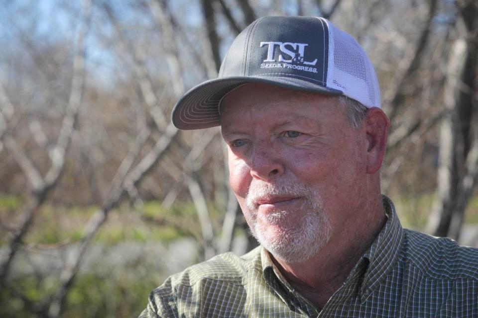 Dave Alford’s Turri Ranch cabbage fields were flooded in a lake of water from the storms in January 2023.