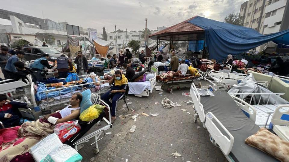 Caos en el hospital Al-Shifa 