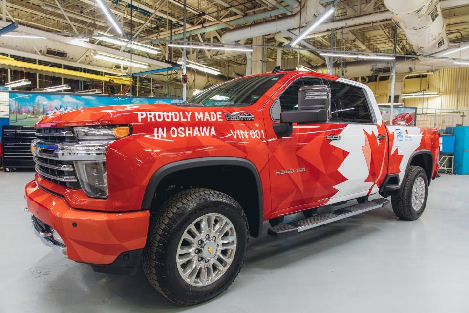 The plant will begin shipping trucks to dealers in December 2021.  The first truck off the line will be auctioned to help GM and our Canadian dealers raise money for Sharon’s Kids, one of our favourite charities in Durham Region.