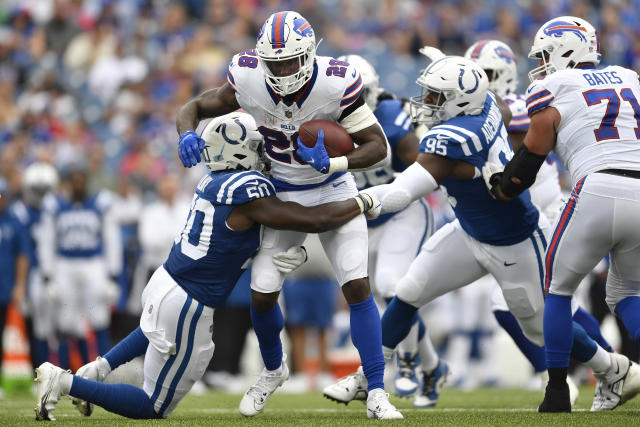 Colts QB Richardson struggles; Bills safety Hamlin shines in Buffalo's  23-19 preseason win - The San Diego Union-Tribune