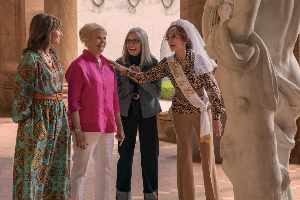 Mary Steenburgen stars as Carol, Candice Bergen as Sharon, Diane Keaton as Diane and Jane Fonda as Vivian (Riccardo Ghilardi )