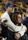 Mila Kunis and Ashton Kutcher first met on the set of 'That 70s Show' in 1998, were they worked alongside each other for years. They began dating in 2012 and became engaged in 2014. They now share two kids together. Photo: Getty Images