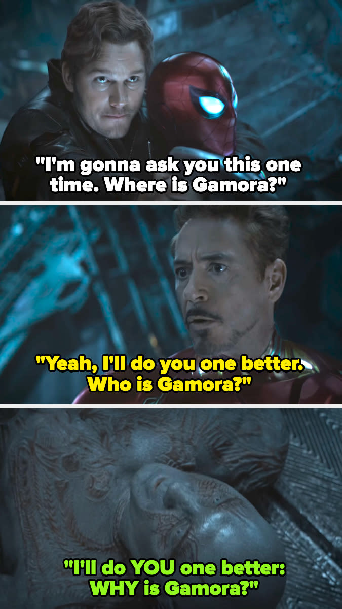 i'll do you one better, why is gamora
