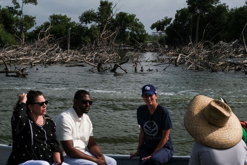 EPA Administrator Michael Regan visits the Laguna San Jose in San Juan