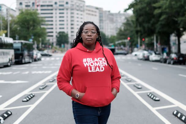 PHOTO: Democratic candidate for U. S. Congress, Odessa Kelly, in Washington, July 29, 2022. (Michael A. McCoy/The Washington Post via Getty Images)