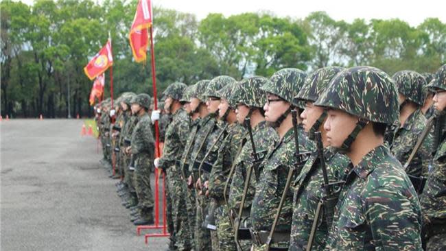 教召。（圖／翻攝自國防部發言人臉書）