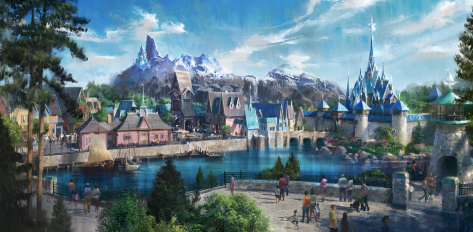 ‘Frozen’-themed land at Disneyland Paris - Credit: Disney