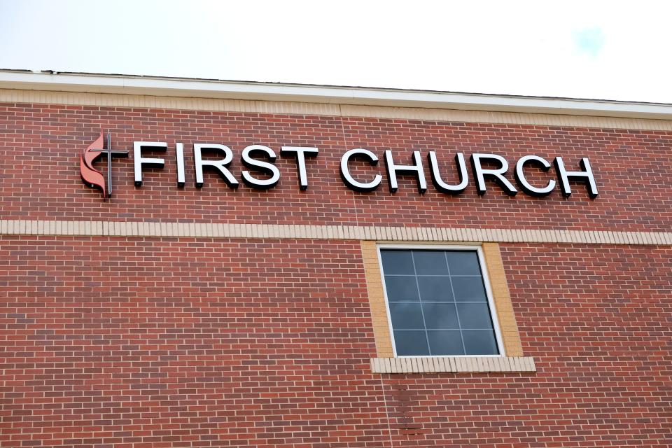 First United Methodist Church of Oklahoma City, 131 NW 4, is shown in this photo. (Credit: DOUG HOKE/THE OKLAHOMAN, Doug Hoke)