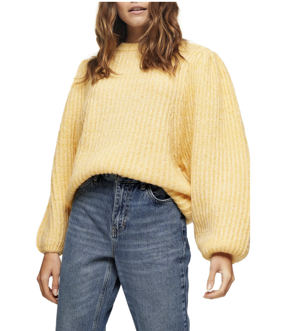 Topshop Balloon Sleeve Crewneck Sweater- Nordstrom, $51 (originally $68)