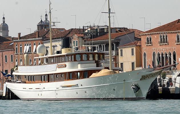 Johnny owned this 150ft yacht which now belongs to JK Rowling. Photo: Getty Images