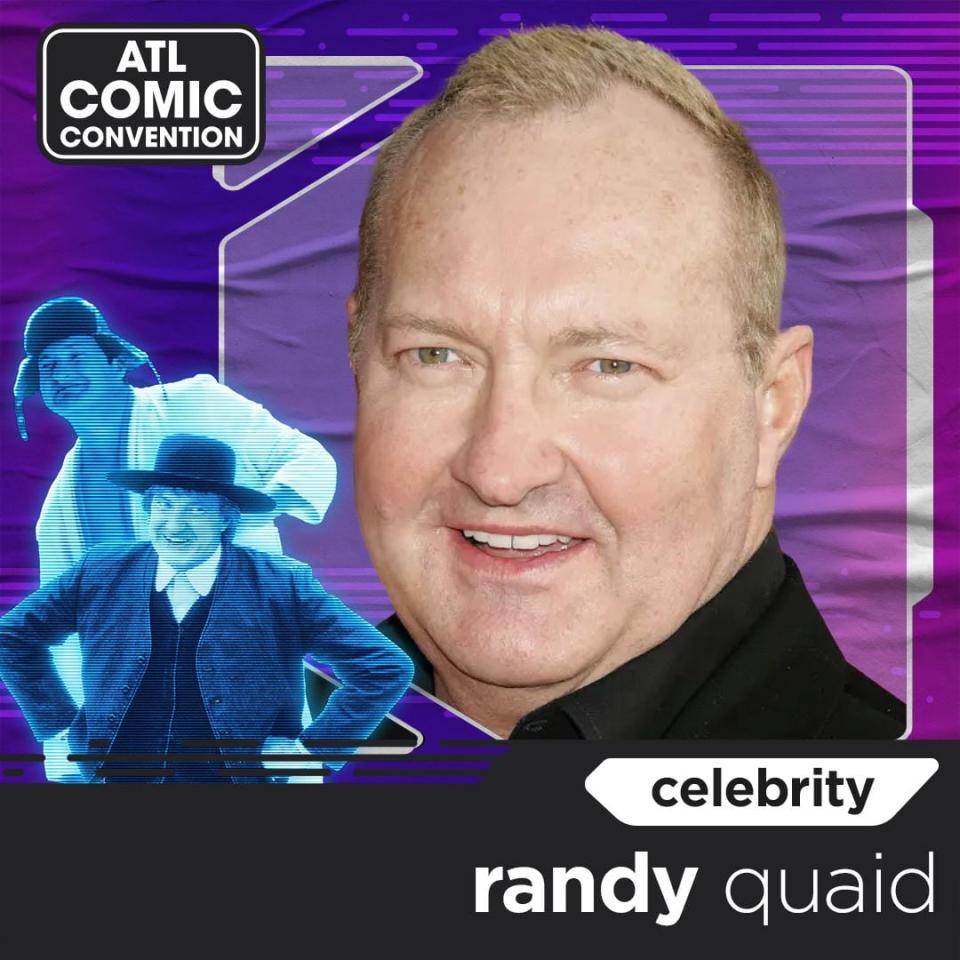 

Randy Quaid is an American actor known for his roles of Cousin Eddie in the National Lampoon’s Vacation movies and Russell Casse in Independence Day (1996). He voiced Alameda Slim in the animated feature Home on the Range (2004).

He was nominated for an Academy Award, a BAFTA Award, and a Golden Globe Award for his role in The Last Detail in 1973. In 1978 he co-starred as a prisoner in Midnight Express. Quaid also won a Golden Globe and was nominated for an Emmy Award for his portrayal of U.S. President Lyndon Johnson in LBJ: The Early Years (1987).

He also received Emmy nominations for his roles in A Streetcar Named Desire (1984) and Elvis (2005).
