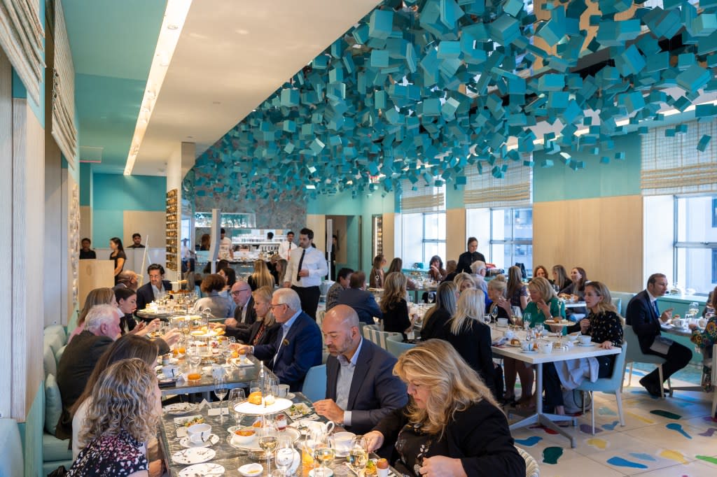 Brunch at the Blue Box Cafe hosted by Daniel Boulud and Martha Stewart on Oct. 13, 2023, in New York City. Getty Images for NYCWFF