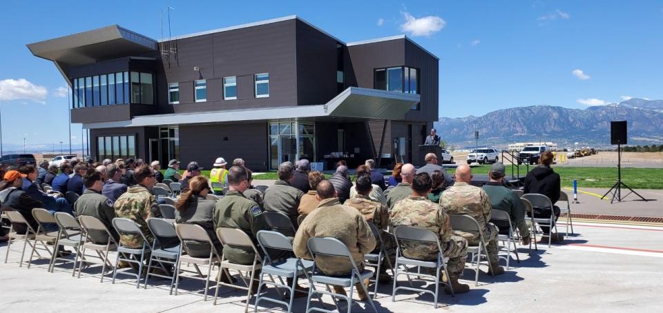 Authorities with the U.S. Forest Service and City of Colorado Springs hosted a ribbon cutting ceremony at the new airtaker base at Colorado Springs Airport which will support wildfire suppression efforts within a 300 mile radius.