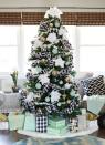 <p>Black-and-white ribbon add instants punch to your Christmas tree. If this palette doesn't work for your decor, you can customize the look by choosing a plaid buffalo check ribbon in hues that complement your style.</p><p><strong>Get the tutorial at <a href="https://partiesforpennies.com/easy-christmas-decorating-ideas/" rel="nofollow noopener" target="_blank" data-ylk="slk:Parties for Pennies;elm:context_link;itc:0;sec:content-canvas" class="link ">Parties for Pennies</a>.</strong></p><p><a class="link " href="https://www.amazon.com/Morex-Ribbon-7398-Cambridge-Black/dp/B07DWHQP7L/?tag=syn-yahoo-20&ascsubtag=%5Bartid%7C10050.g.1251%5Bsrc%7Cyahoo-us" rel="nofollow noopener" target="_blank" data-ylk="slk:SHOP PLAID RIBBON;elm:context_link;itc:0;sec:content-canvas">SHOP PLAID RIBBON</a></p>