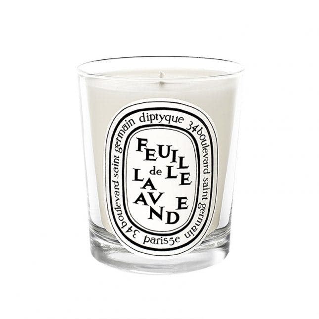 diptyque feuille de le lavande candle