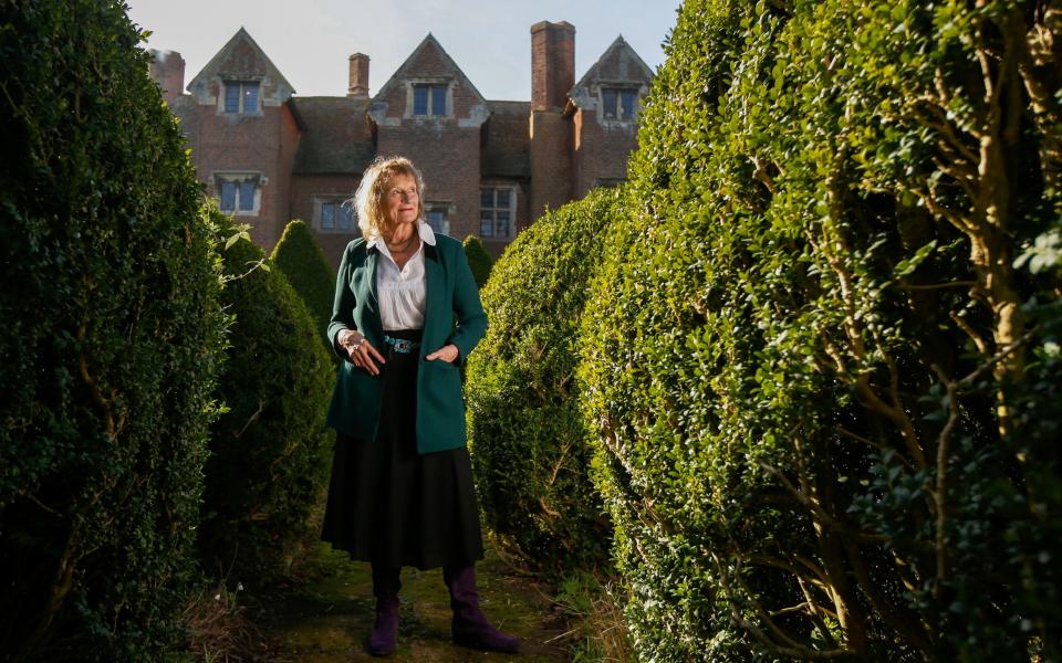 Amanda Feilding in the grounds of Beckley Park country manor, also known as Brainblood Hall, near Oxford - Luke MacGregor/Bloomberg