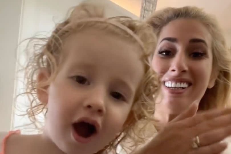 Stacey Solomon and her daughter