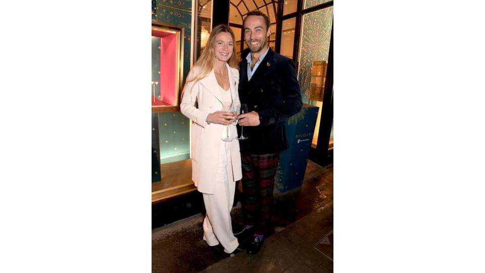 Alizee Middleton and James Middleton at Christmas event in 2021