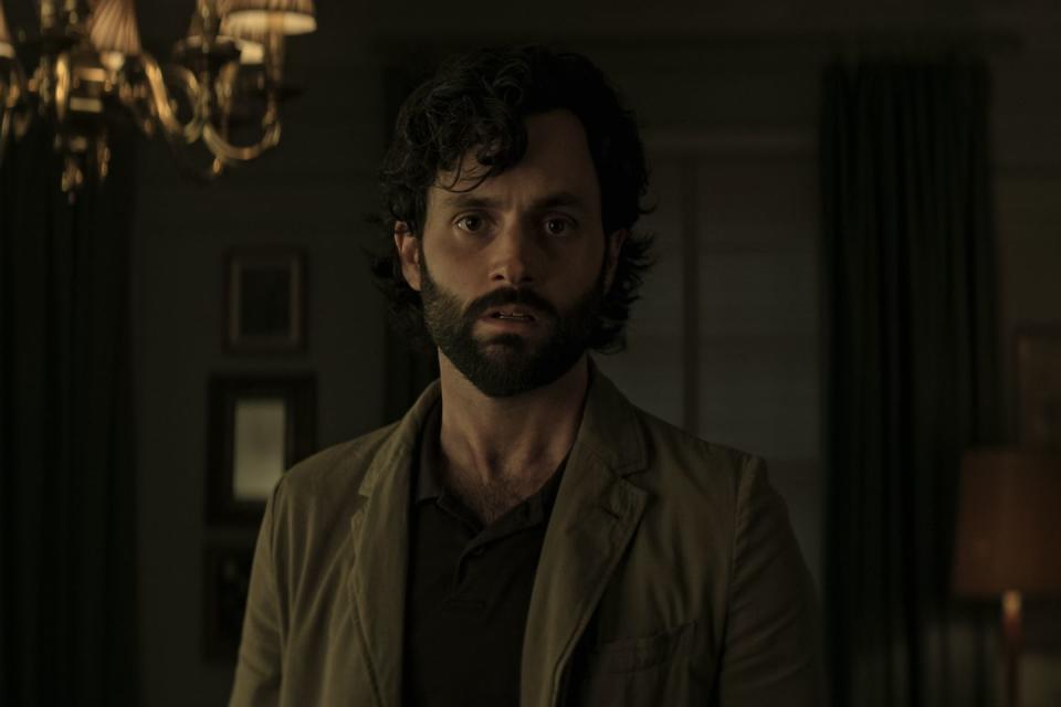 you penn badgley as joe goldberg in episode 406 of you cr courtesy of netflix © 2023