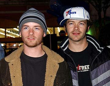 Christopher Masterson and Danny Masterson at the Hollywood premiere of 20th Century Fox's X2: X-Men United