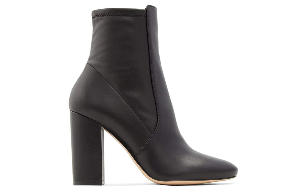 aldo, black boots, booties