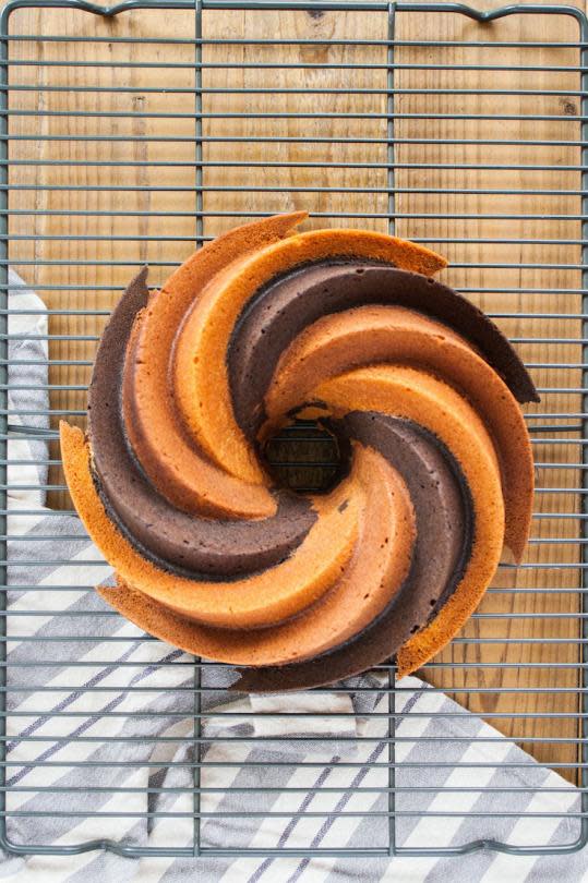 Cake of the Day: Two-Toned Bundt Cake