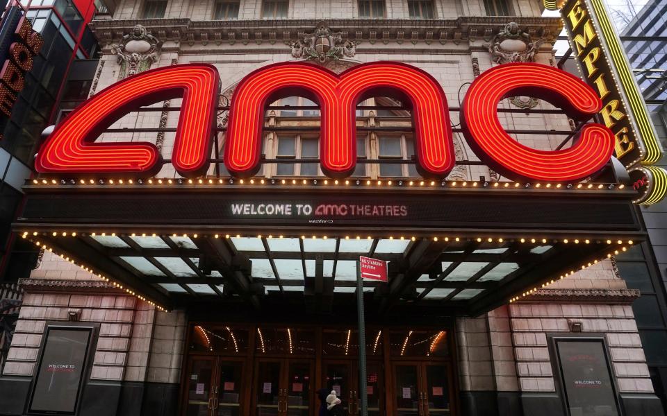 Shares in AMC Entertainment rocketed higher