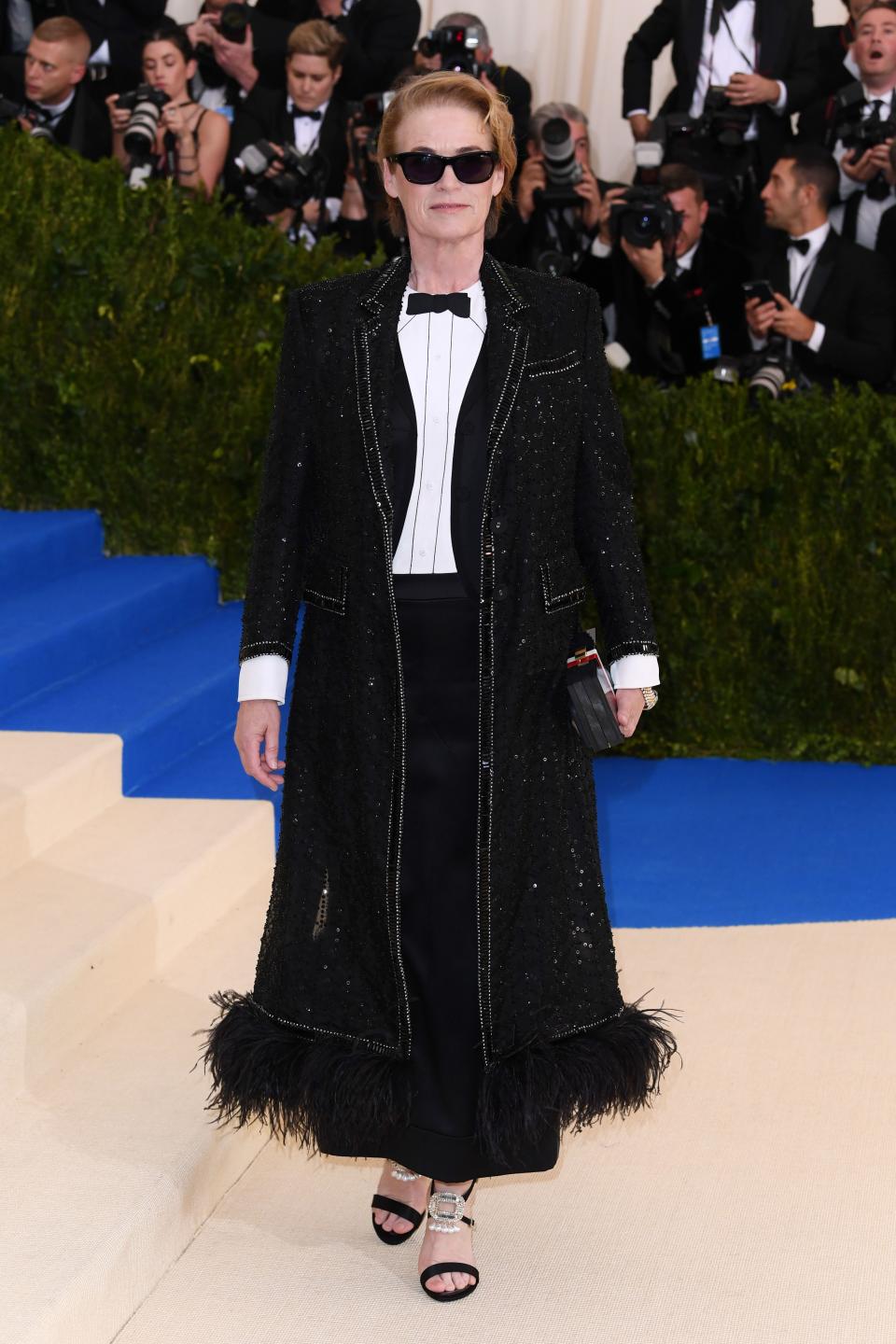 <h1 class="title">Lisa Love in Thom Browne</h1><cite class="credit">Photo: REX/Shutterstock</cite>