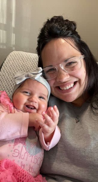 PHOTO: Hannah Brand, of Nebraska, holds her infant daughter Paitynn. (Courtesy Hannah Brand)