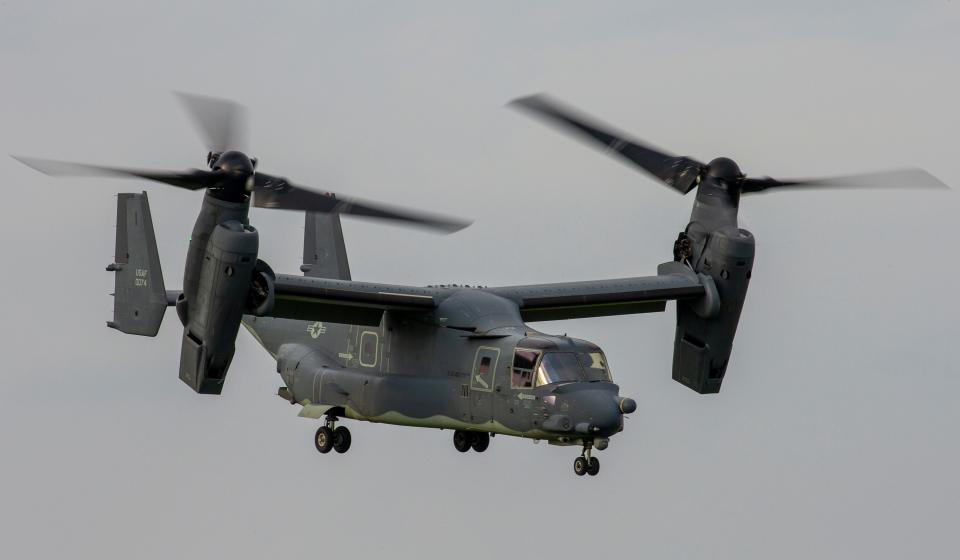 A CV-22 in flight