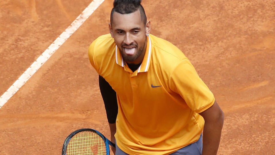 Nick Kyrgios says he has questioned whether his career as a tennis pro is truly making him happy. (Photo by Matteo Ciambelli/NurPhoto via Getty Images)