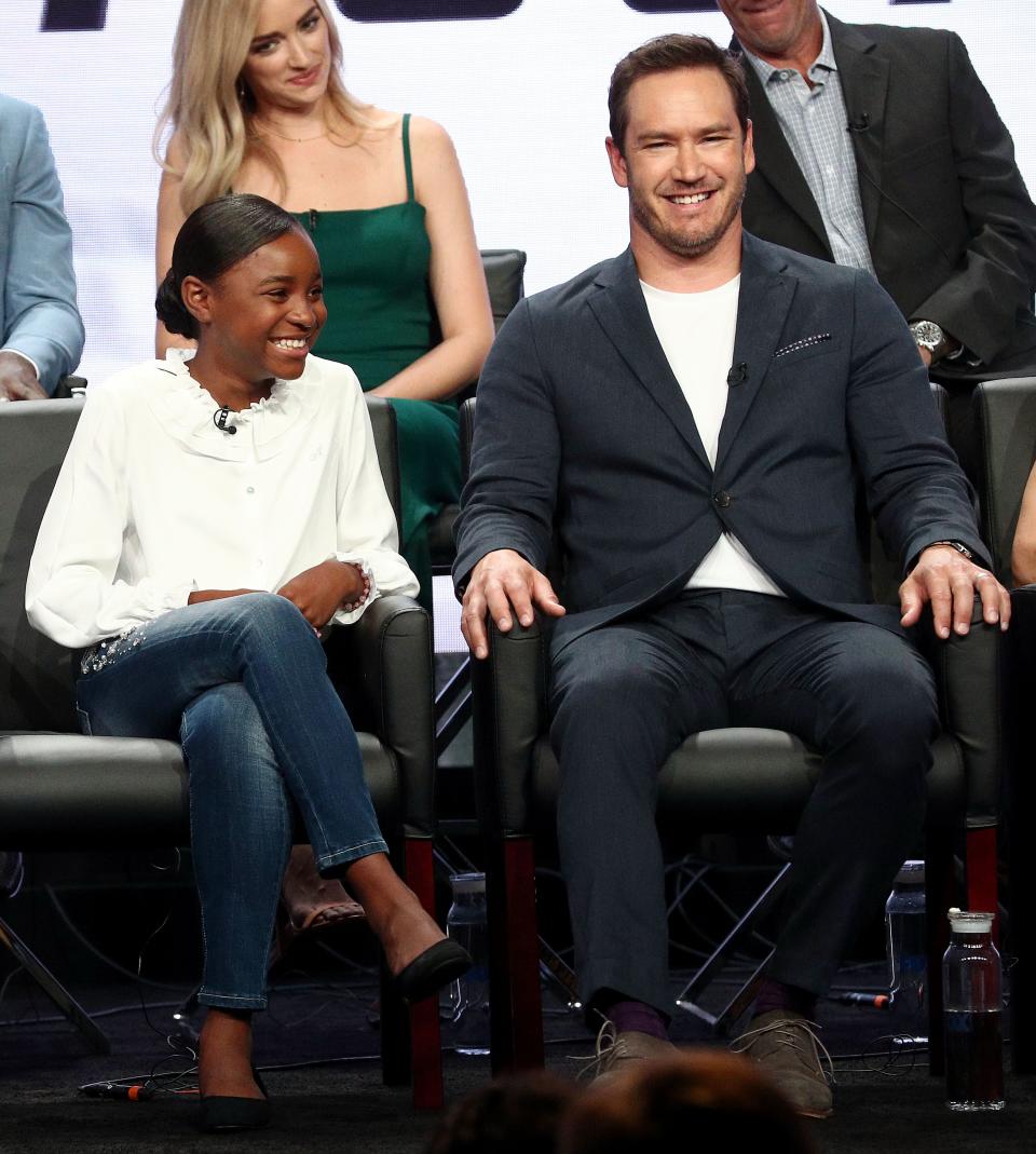 Actress Saniyya Sidney and actor Mark-Paul Gosselaar