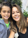 <p>“Bye-bye summer! 1st day of school,” wrote Brooke Burke-Charvet. “On my way 2 pick up my babies. so excited! not sure sure who had a harder time separating today me or them.” (Photo: <a rel="nofollow noopener" href="https://twitter.com/brookeburke/status/900087558998114304" target="_blank" data-ylk="slk:Brooke Burke-Charvet via Instagram;elm:context_link;itc:0;sec:content-canvas" class="link ">Brooke Burke-Charvet via Instagram</a>) </p>