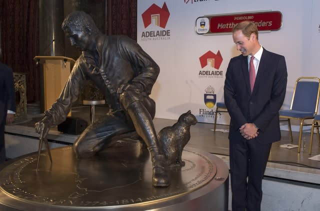 Captain Matthew Flinders statue unveiling