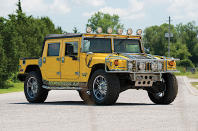 <p>GM was not originally responsible for the Hummer, which was the civilian version of the Humvee military vehicle, but it bought the marketing rights and applied the H1 name a few years after production began.</p><p>It’s reasonably safe to say that nobody who bought an H1 actually needed it, and there were people who wished it didn’t exist at all. It was huge, it was monstrously heavy, it used a phenomenal amount of fuel, and woe betide anyone knocked over by one. On the other hand, actor and politician <strong>Arnold Schwarzenegger </strong>liked it, and you don’t argue with Arnie.</p>