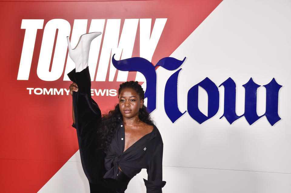 MILAN, ITALY - SEPTEMBER 16: Michaela DePrince attends the Tommy Hilfiger presentation in Milan during the Milan Fashion Week Spring/Summer 2020 on September 16, 2019 in Milan, Italy. (Photo by Pietro D'aprano/Getty Images)