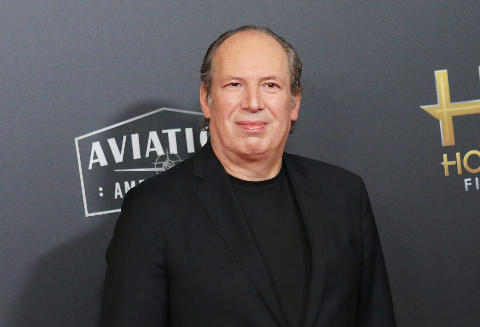 BEVERLY HILLS, CA - NOVEMBER 04:  Hans Zimmer attends the 22nd Annual Hollywood Film Awards held at The Beverly Hilton Hotel on November 4, 2018 in Beverly Hills, California.  (Photo by Michael Tran/FilmMagic,)