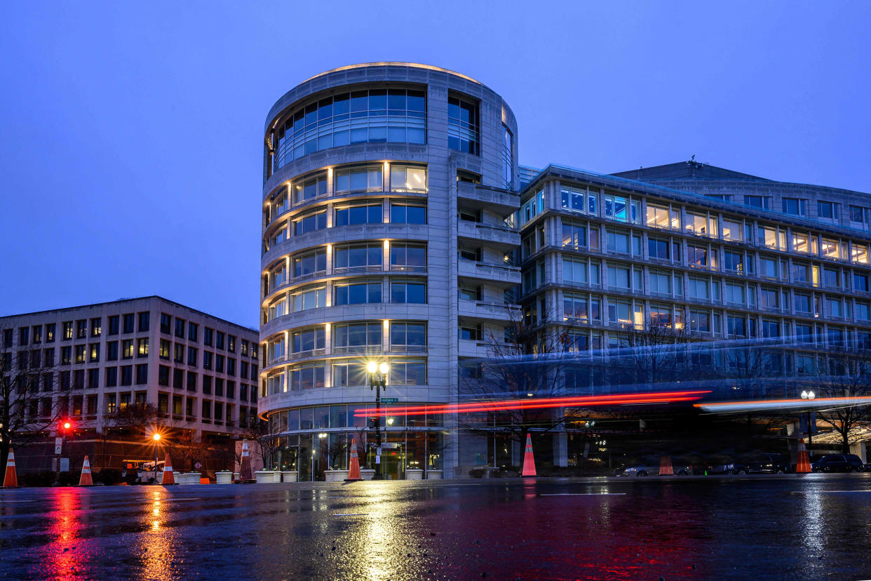 An office building housing the Penn Biden Center for Diplomacy and Global Engagement in Washington (Mandel Ngan / AFP - Getty Images)