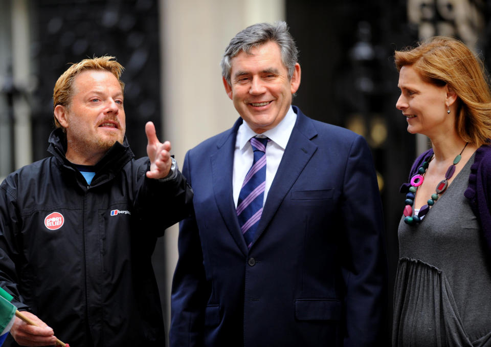 Eddie Izzard at Downing Street