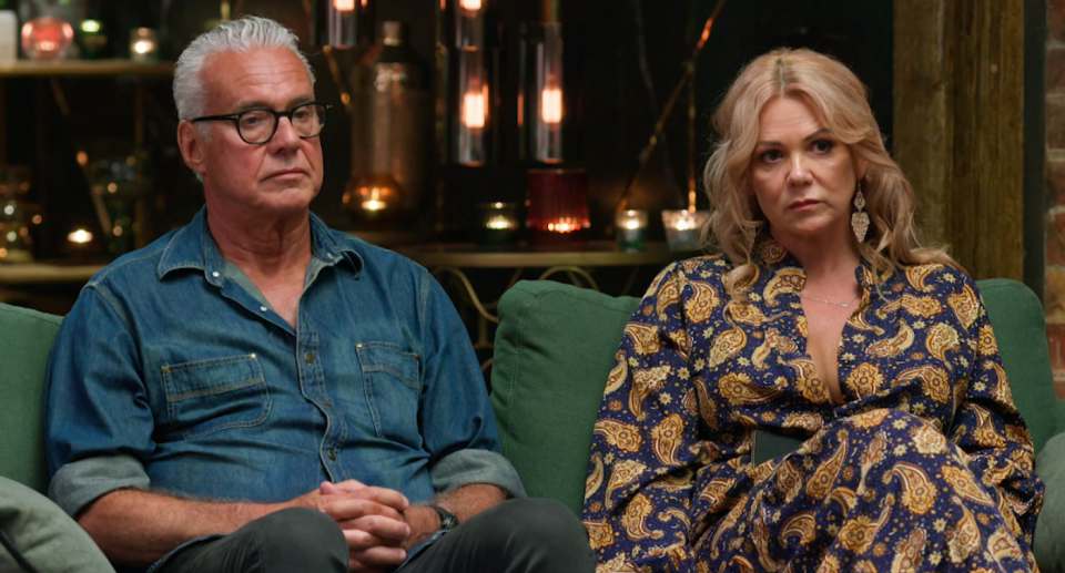 Richard says he thinks that Timothy may have had an effect on the conversations he and Andie had on the couch. Credit: Channel Nine