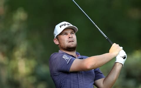 Tyrrell Hatton watches the ball - Credit: Getty Images