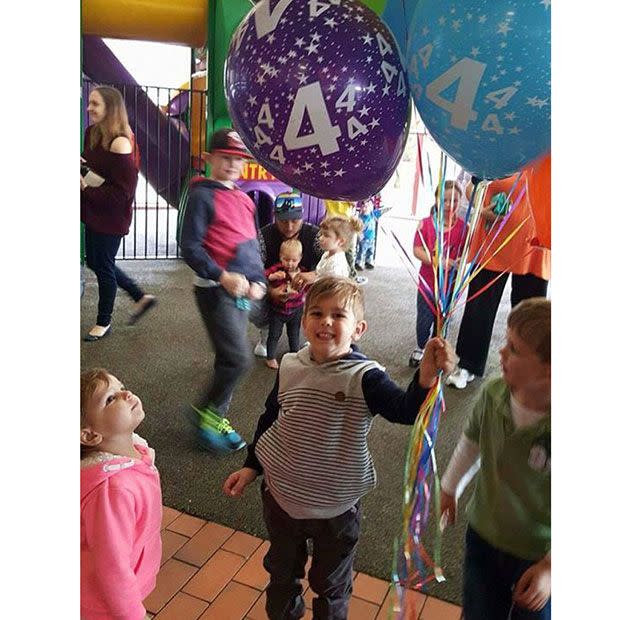 A happy little birthday boy. Photo: Facebok