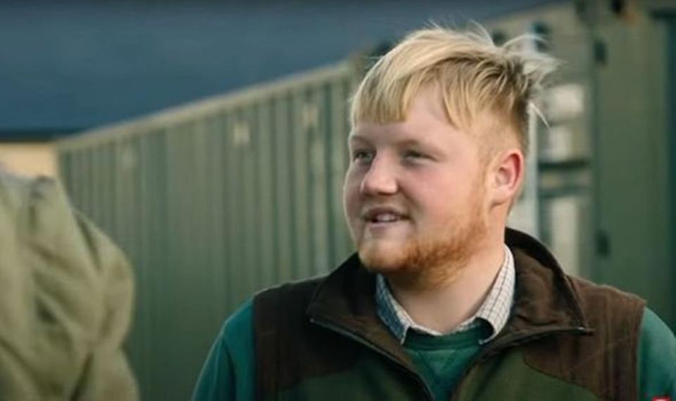 Clarkson’s Farm star Kaleb Cooper recently revealed he earns just 50p an hour from farming (Prime Video)